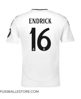 Günstige Real Madrid Endrick #16 Heimtrikot 2024-25 Kurzarm